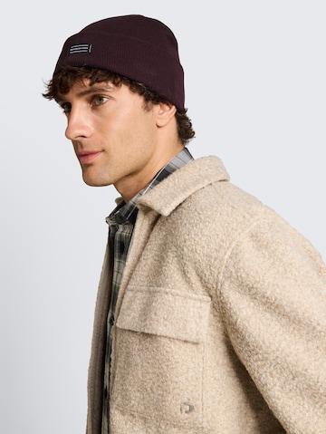 TOM TAILOR DENIM Mütze in Lila: Vorderseite