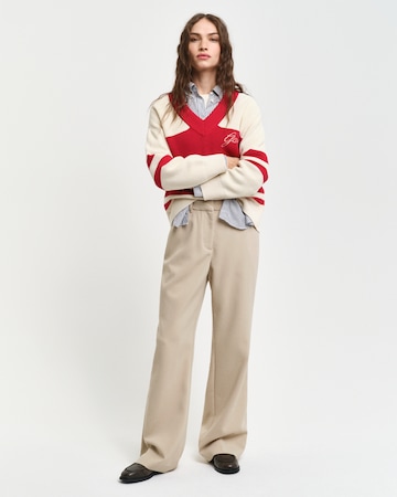 GANT Wide leg Pants in Beige