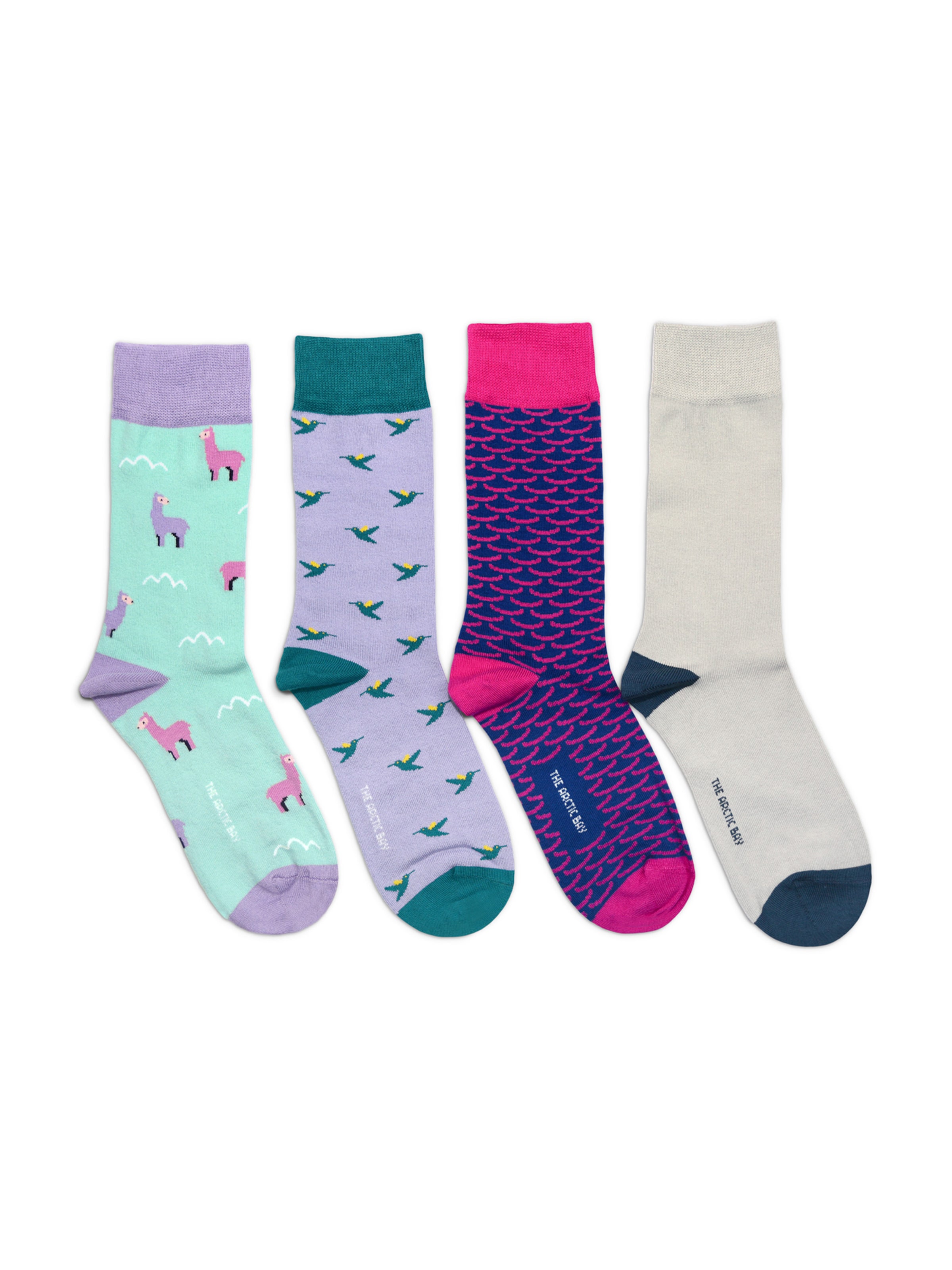 Chaussettes ''ZEFYR EDITION Gift box 4 Pack Unisex' The Arctic Bay en mélange de couleurs : devant