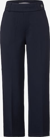 STREET ONE Loose fit Pleated Pants in Blue: front