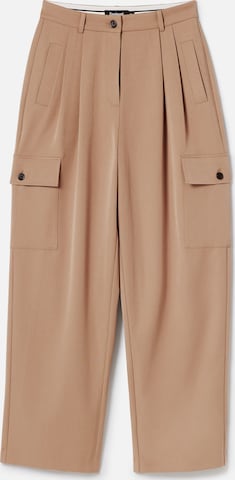 Regular Pantalon cargo Desigual en beige : devant