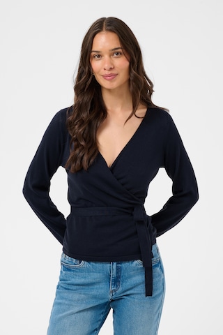 Kaffe Gebreid vest 'KALizza' in Blauw