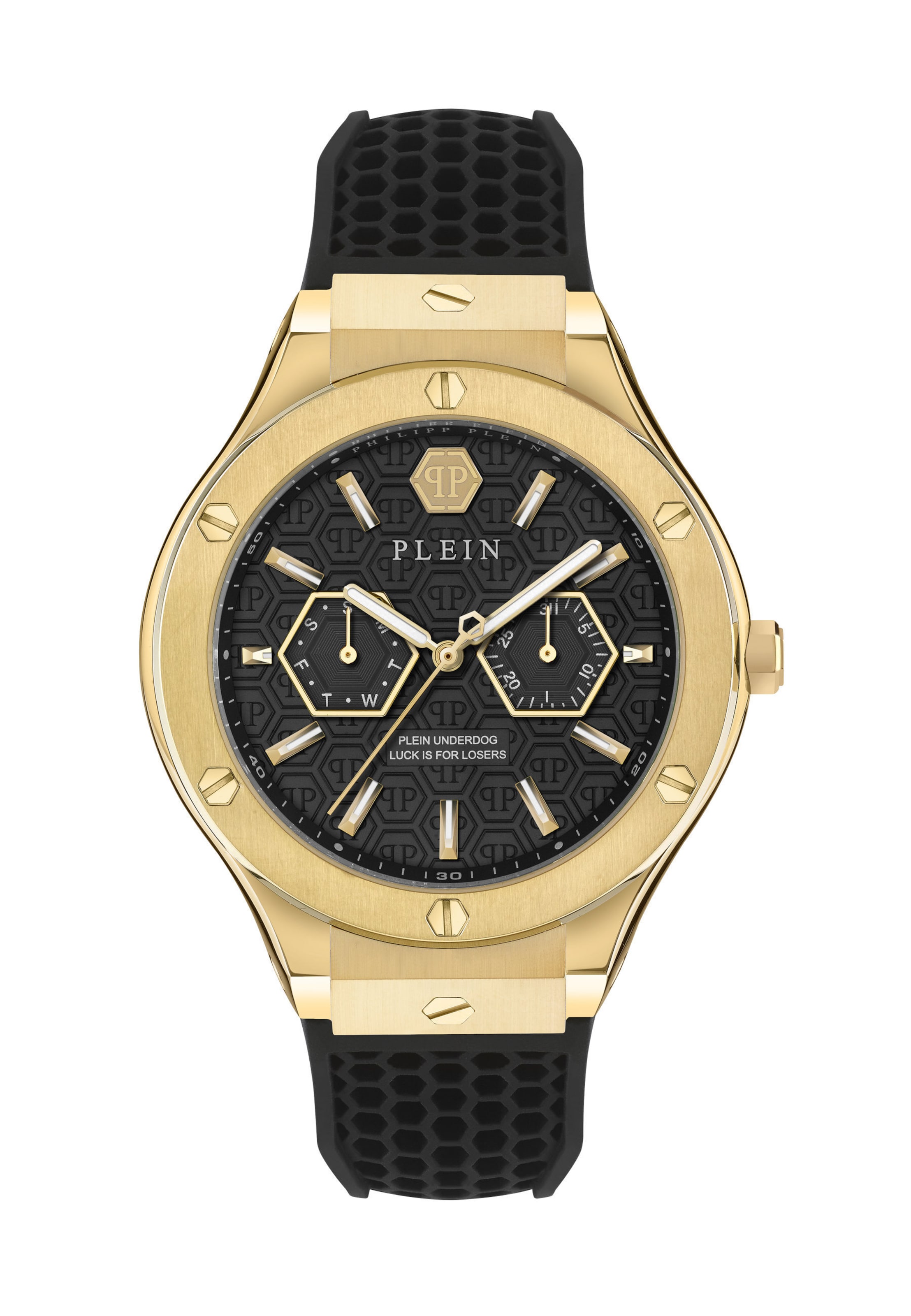 Montre digitale Philipp Plein Watches en or : devant
