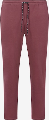 Loosefit Pantalon Charles Colby en rouge : devant