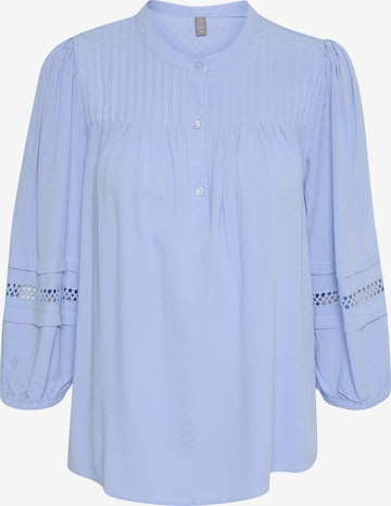 CULTURE Blouse 'Dania' in Blauw: voorkant