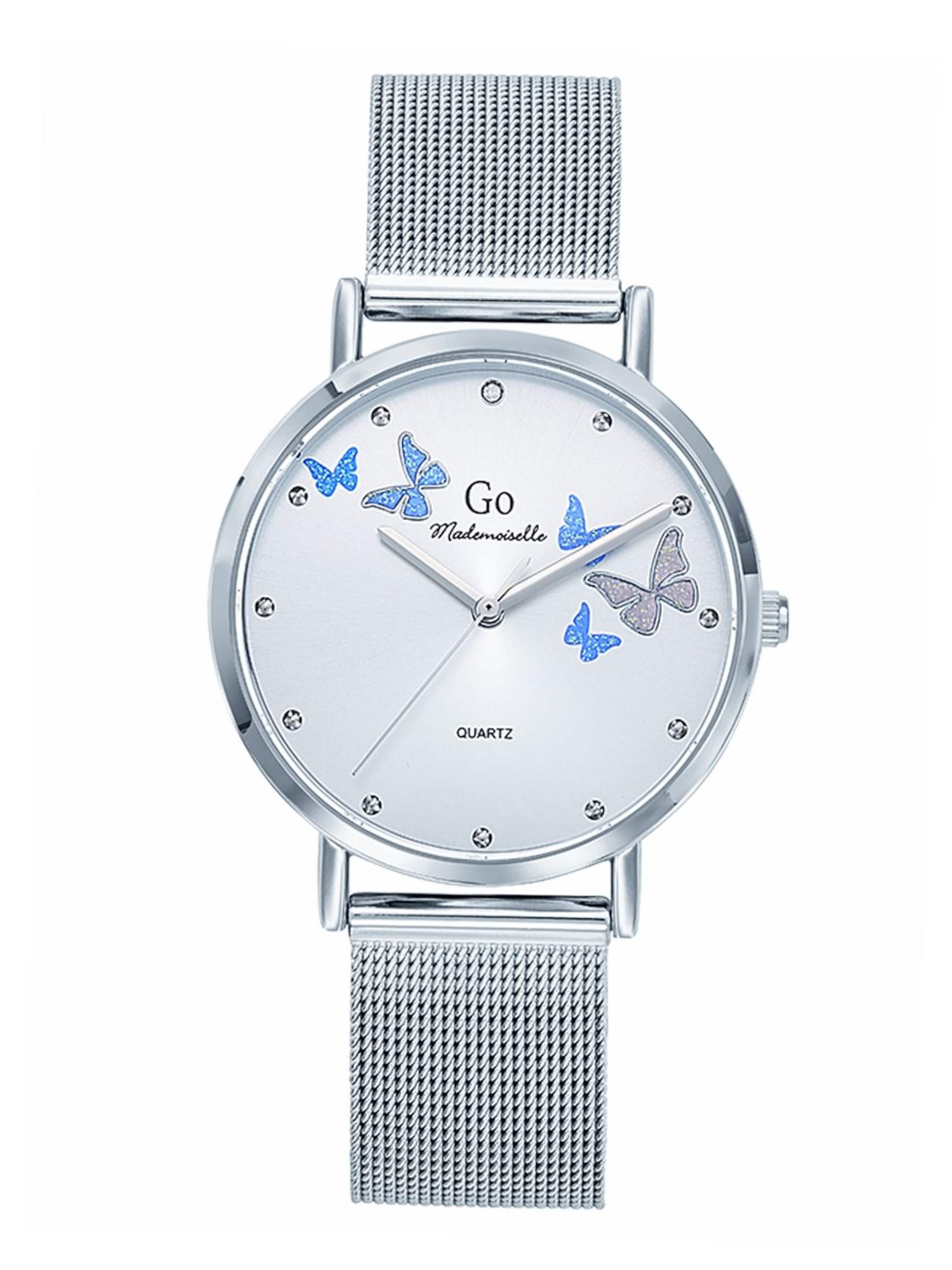 GO GirlOnly Analog Watch in Silver: front