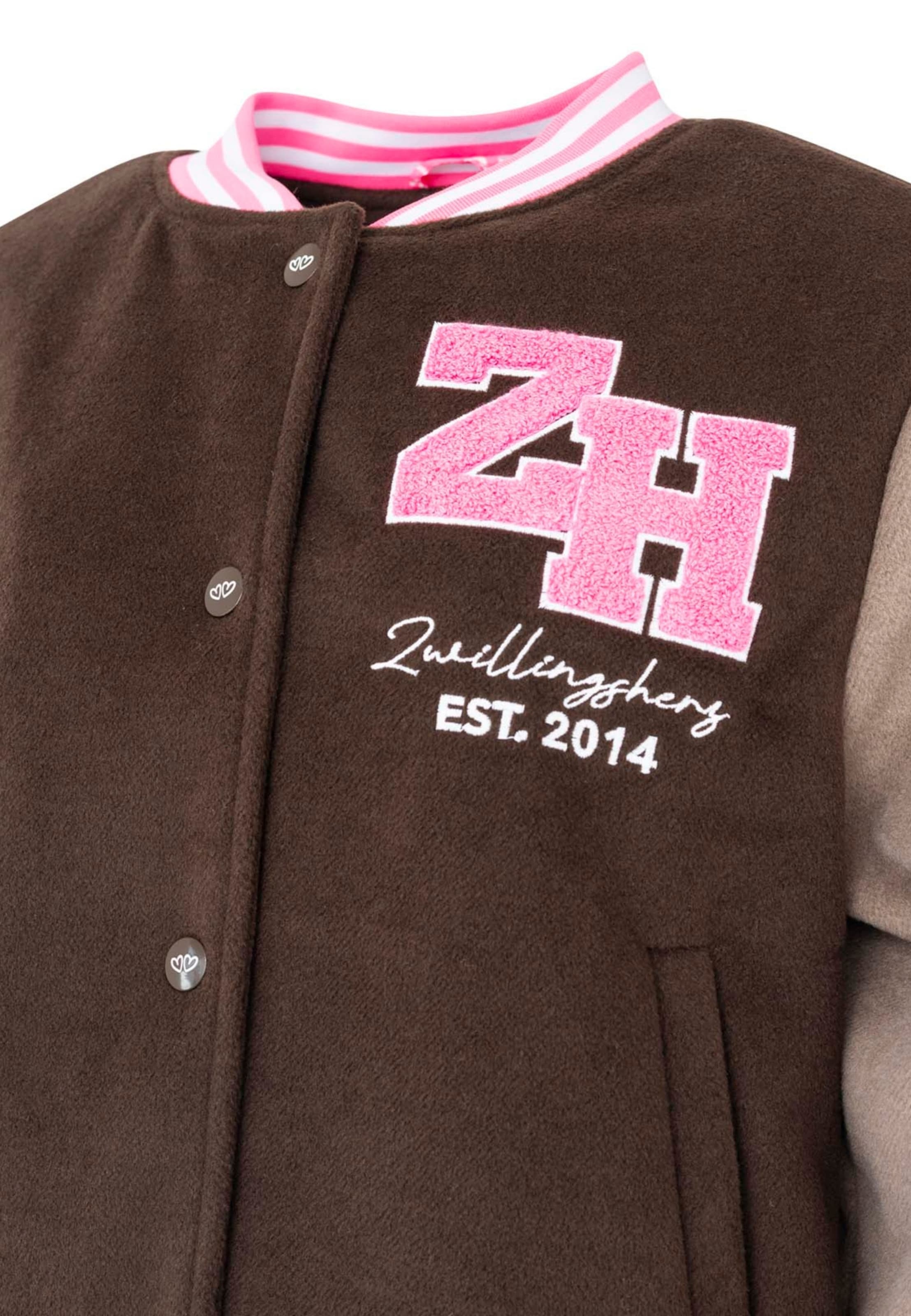 Veste de sport Zwillingsherz en marron