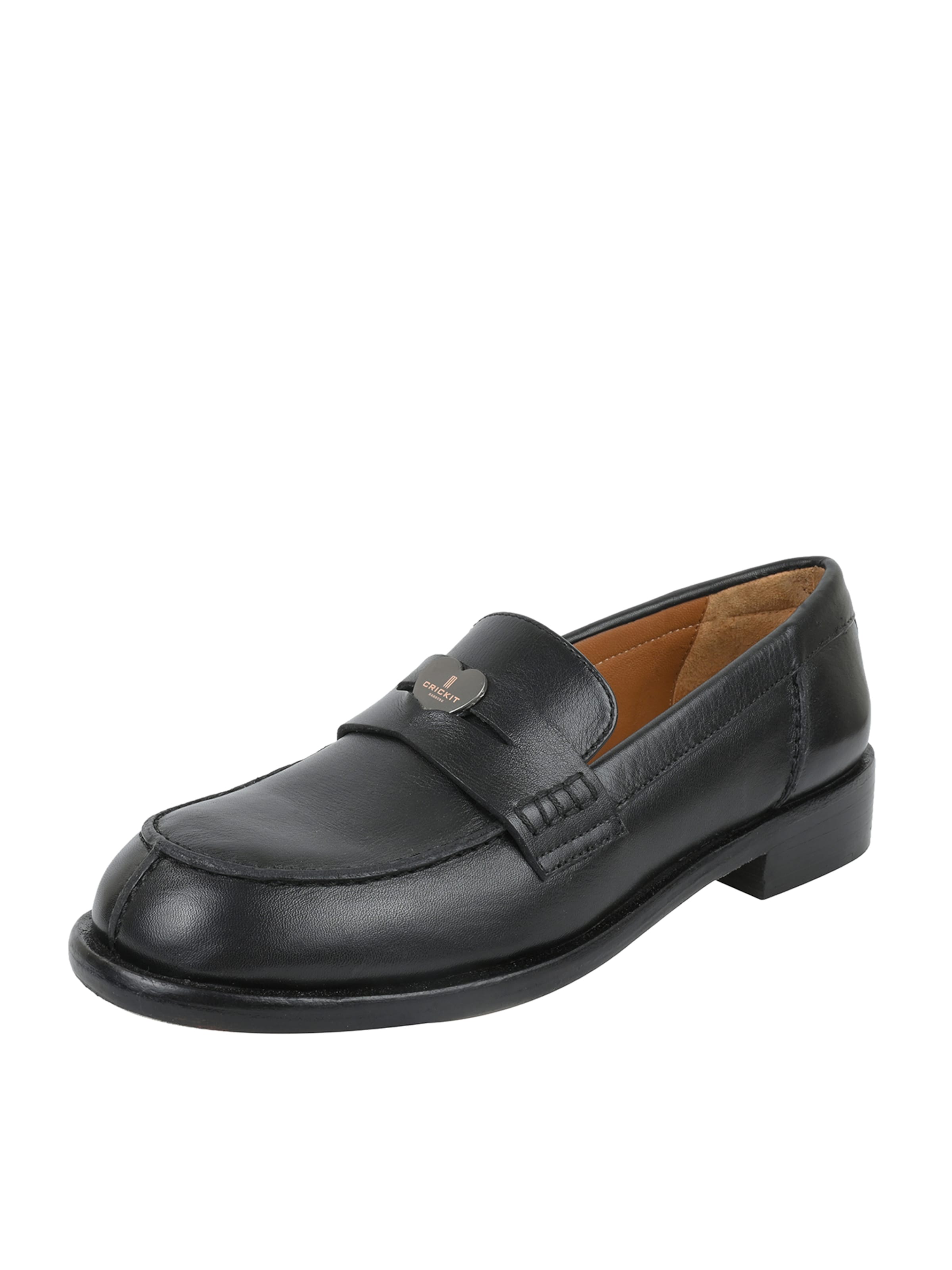 Crickit Classic Flats ' PATRIZIA ' in Black: front