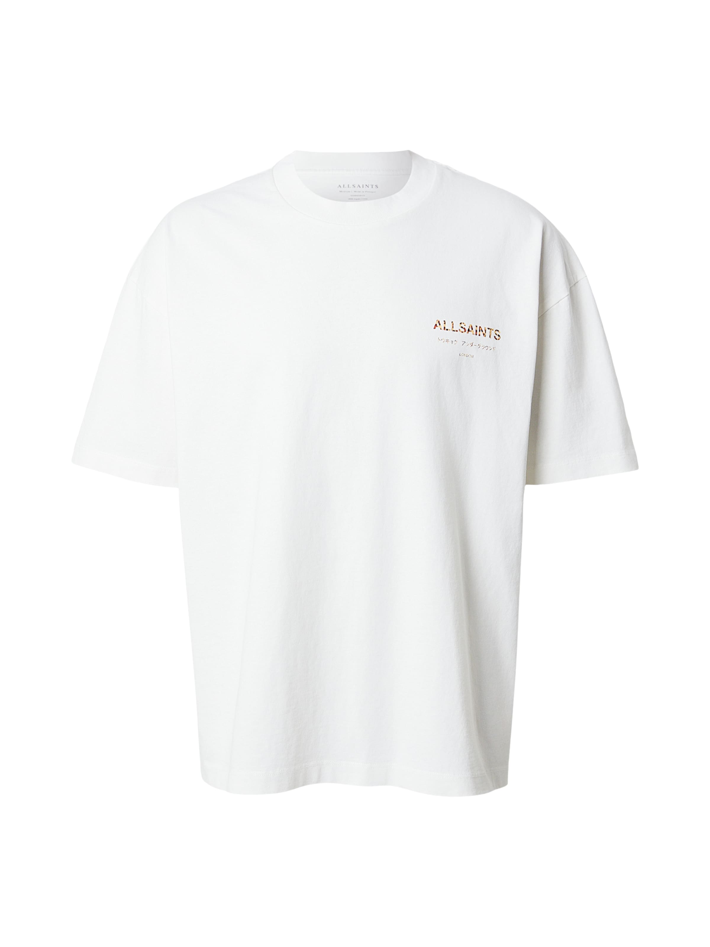 T-Shirt 'Underground' AllSaints en blanc : devant