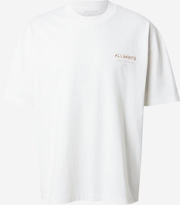 T-Shirt 'Underground' AllSaints en blanc : devant