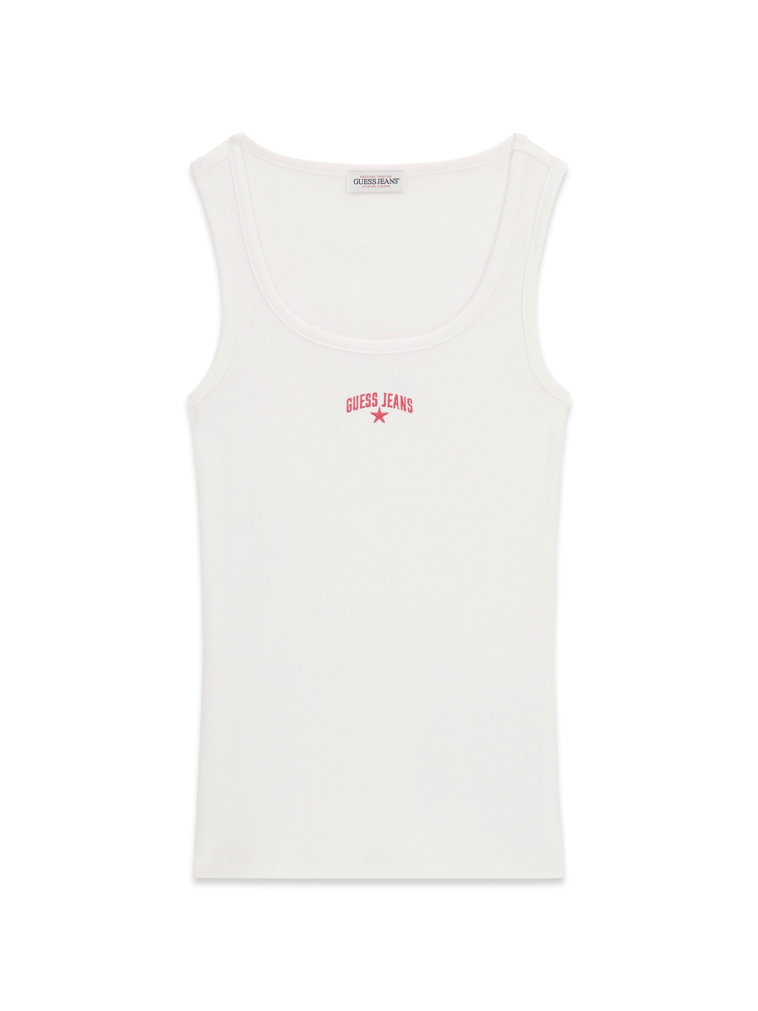 GUESS JEANS Top in Weiß: Vorderseite