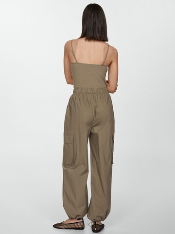 MANGO Jumpsuit 'Boston' in Green