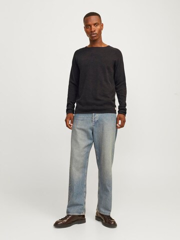 JACK & JONES Klasický střih Svetr 'JJEHill' – hnědá