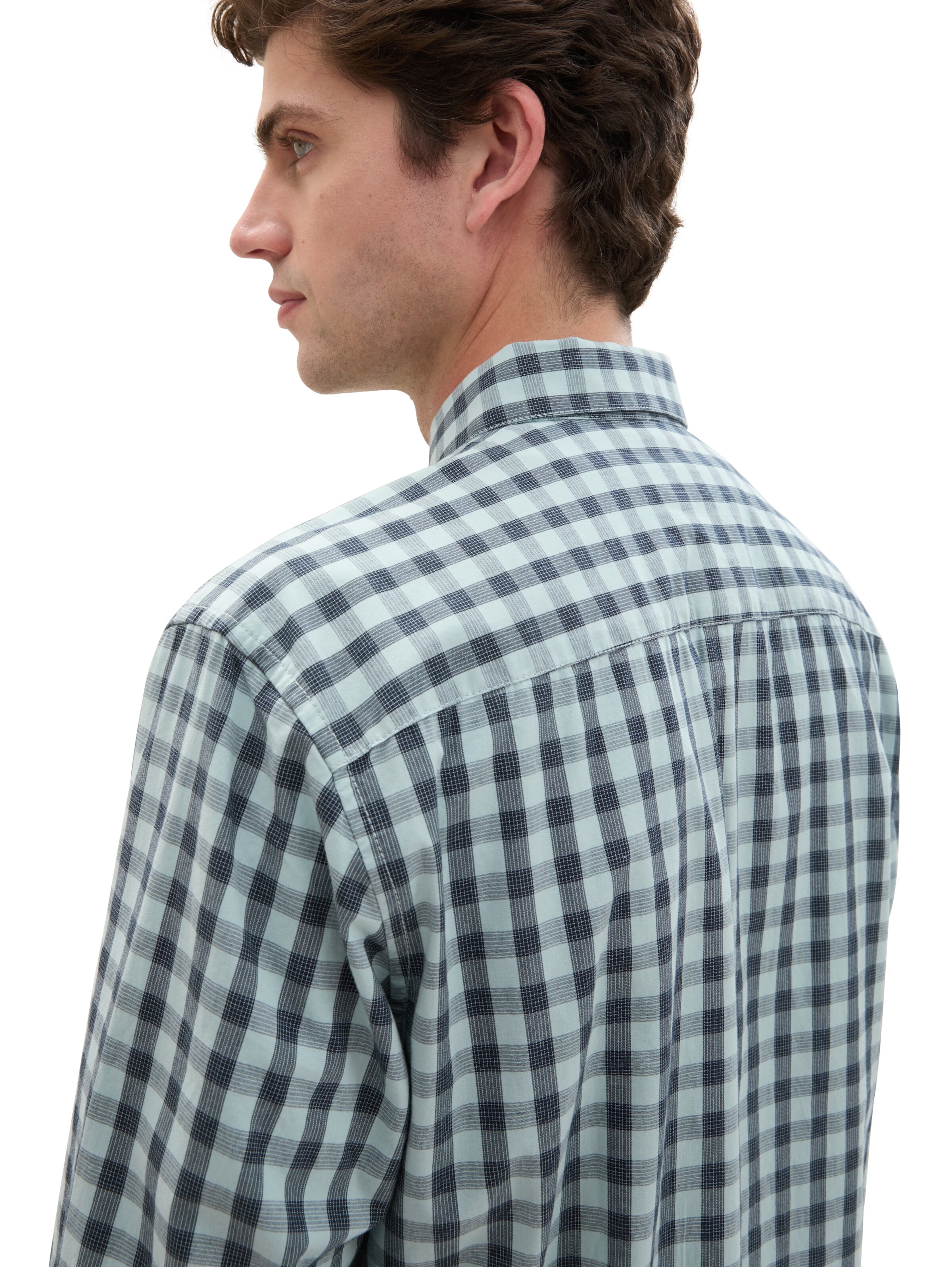 TOM TAILOR Regular Fit Hemd in Grün