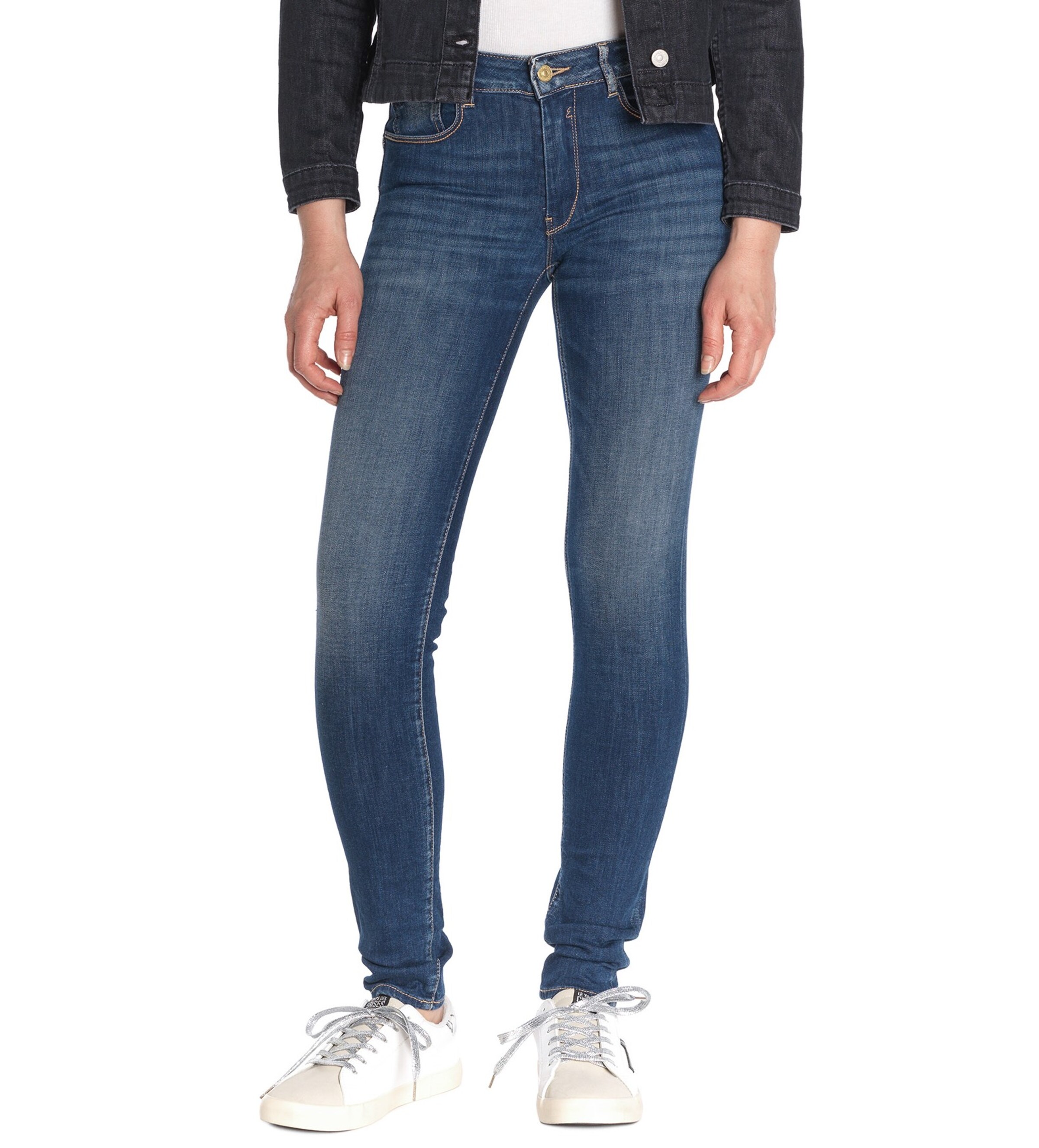 Le Temps Des Cerises Slimfit Jeans 'Pulp' in Blau: Vorderseite