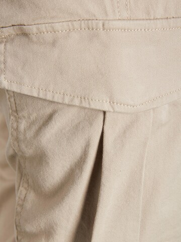 JACK & JONES Tapered Cargobyxa 'Marco Joe' i beige