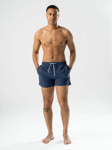 Shorts de bain ' Swimshorts ' TEESHOPPEN en bleu : devant