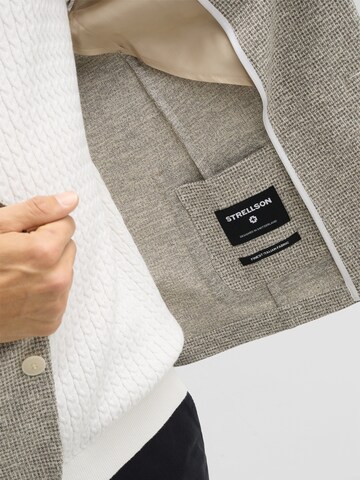 STRELLSON Slim Fit Sakko 'Acon' in Beige