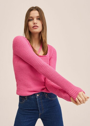 MANGO Pullover 'Sierra' in Pink