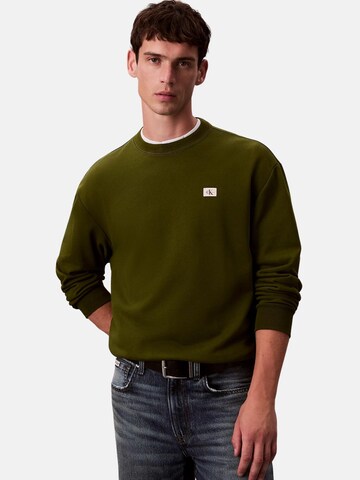Sweat-shirt Calvin Klein en vert