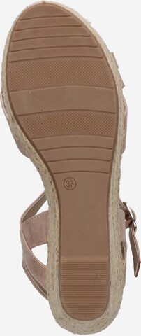 TOM TAILOR Strap Sandals in Pink