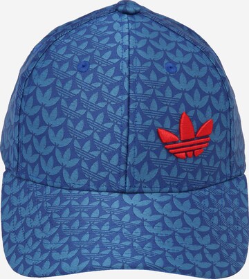 ADIDAS ORIGINALS Шапка с козирка 'Adicolor 70S' в синьо