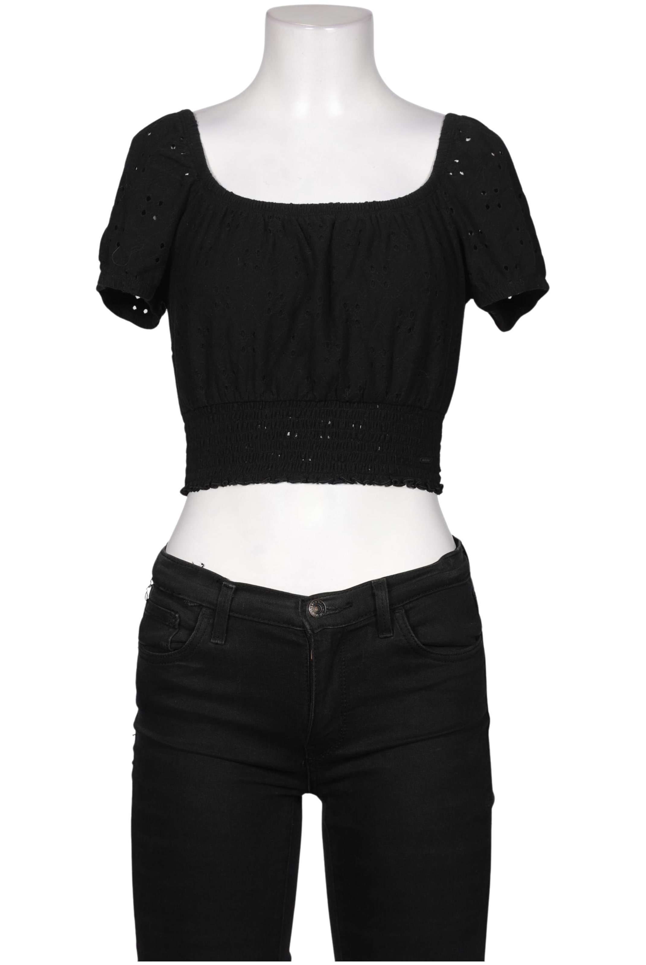 HOLLISTER Blouse & Tunic in S in Black: front