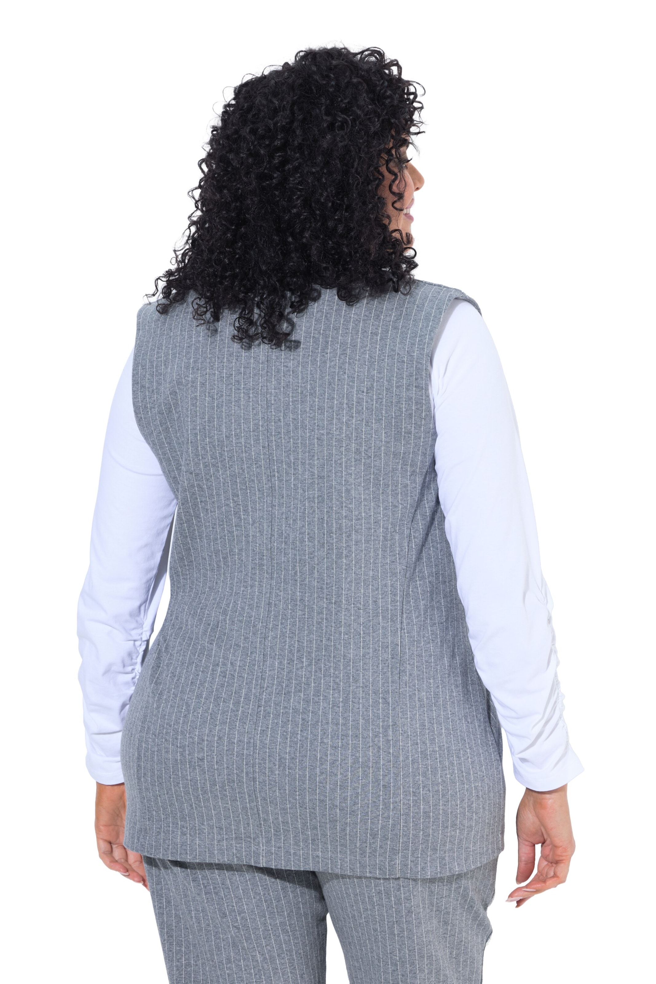 Ulla Popken Vest in Grey