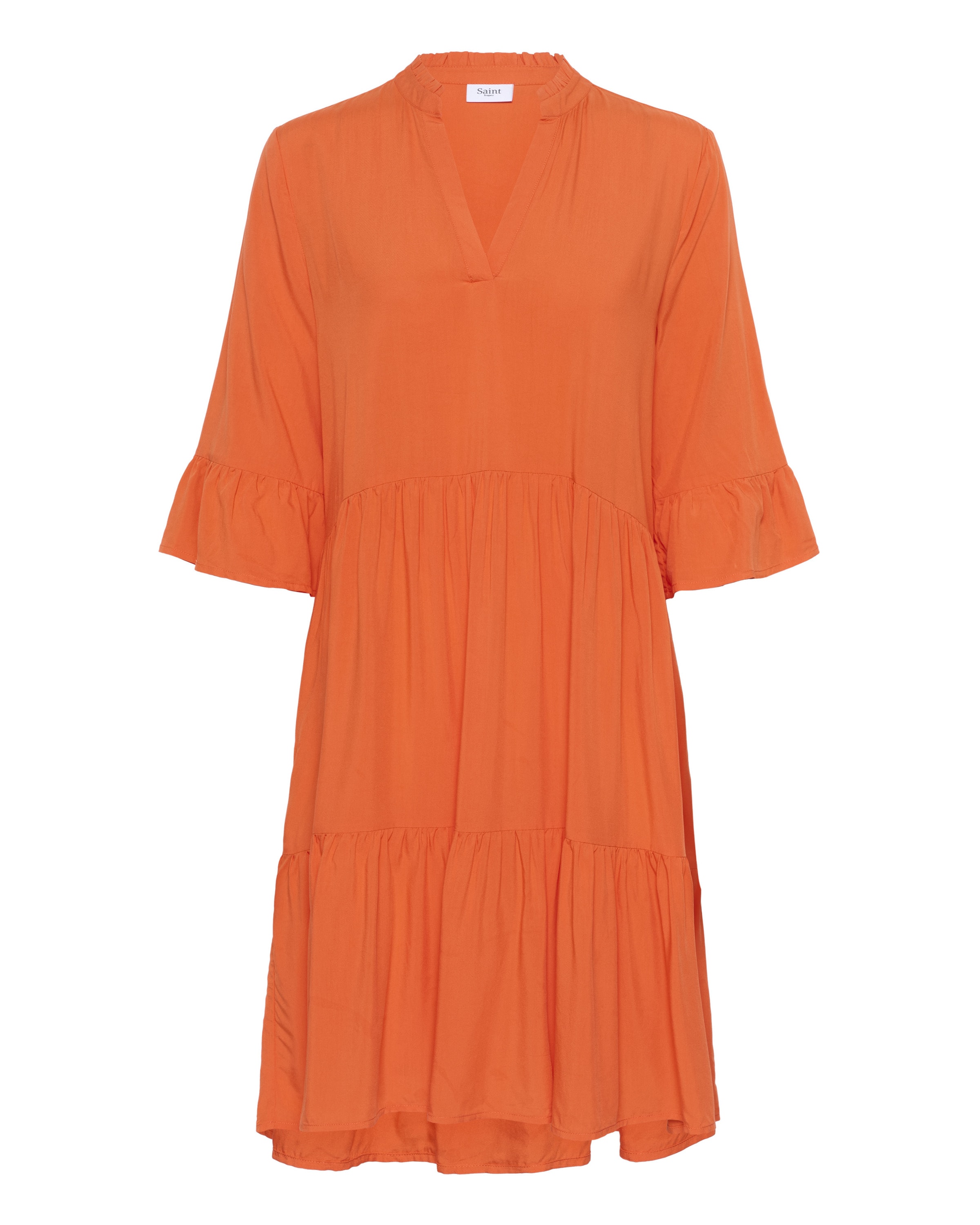Robe SAINT TROPEZ en orange : devant