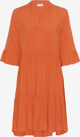 Robe SAINT TROPEZ en orange : devant