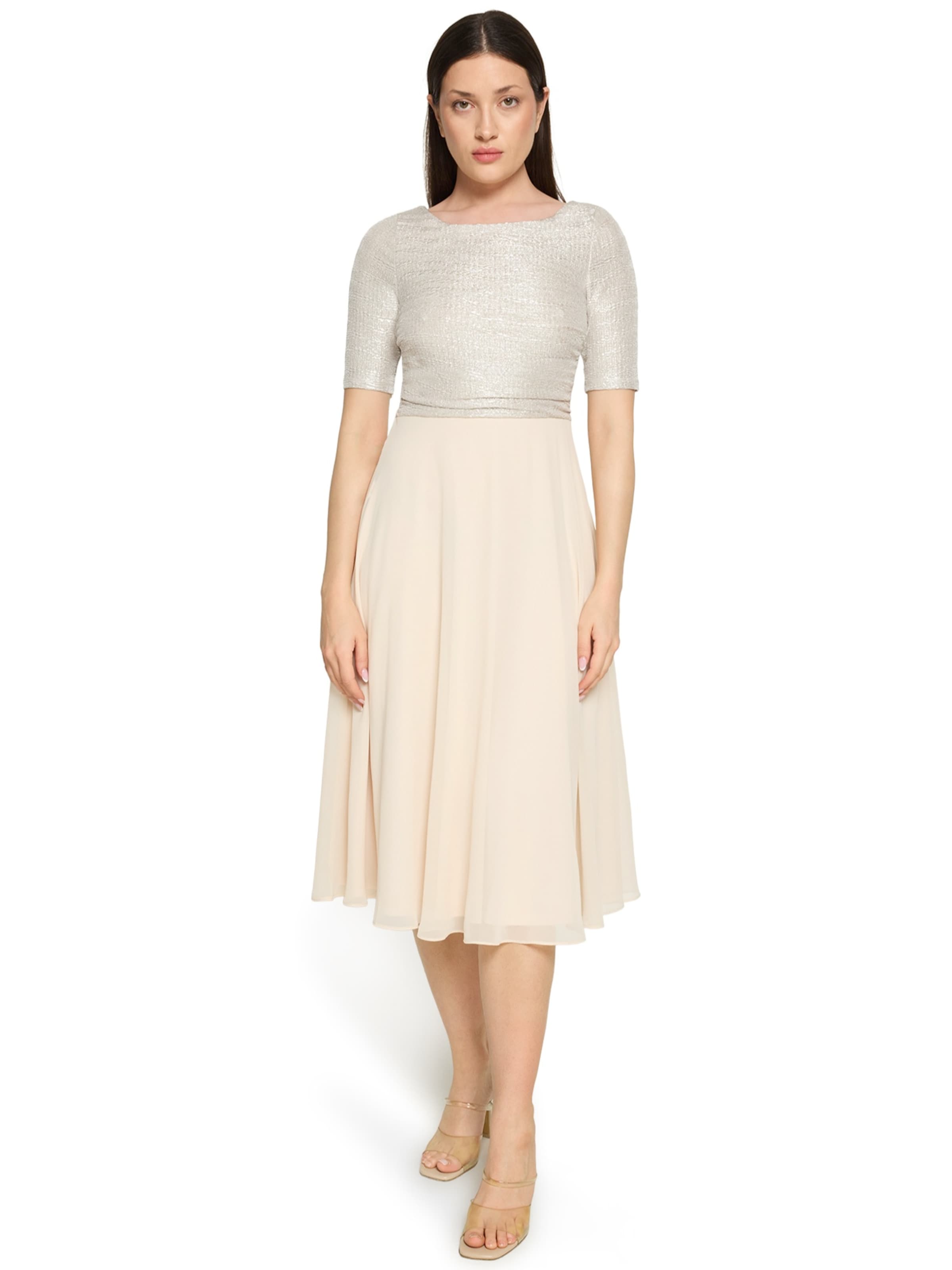 Vera Mont - Vestido de gala en beige: frente