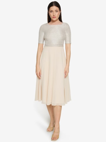 Vera MontKoktel haljina - bež boja: prednji dio