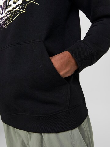 Sweat-shirt 'Map' JACK & JONES en noir