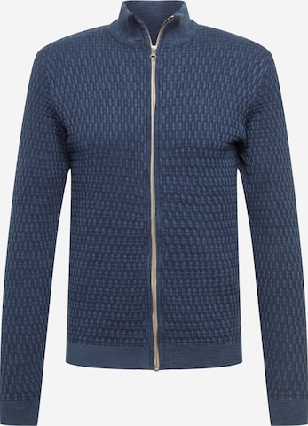 TOM TAILOR Gebreid vest in Blauw: voorkant