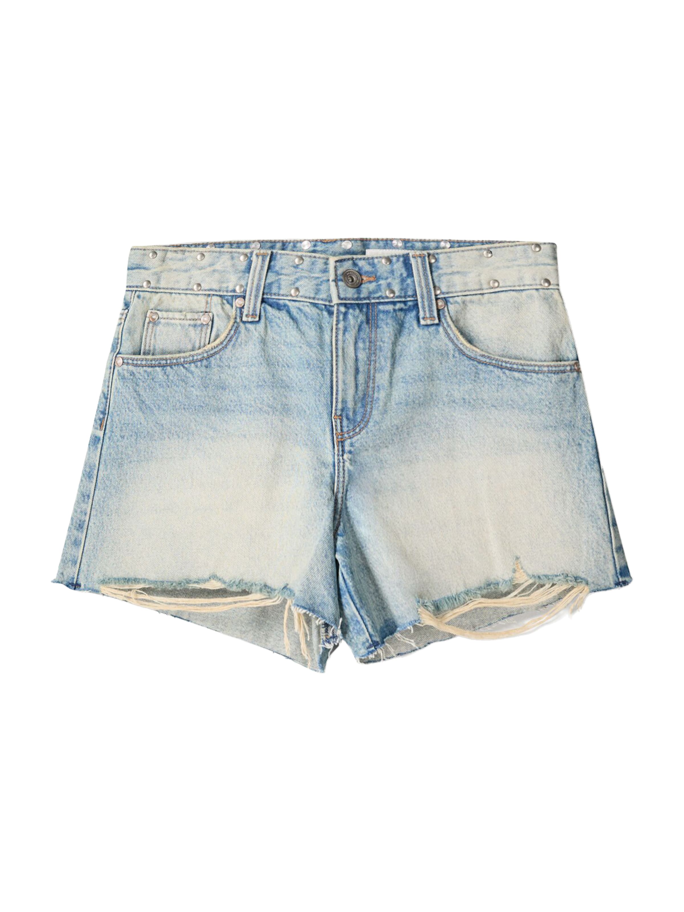 Regular Jeans de la Bershka pe albastru: față