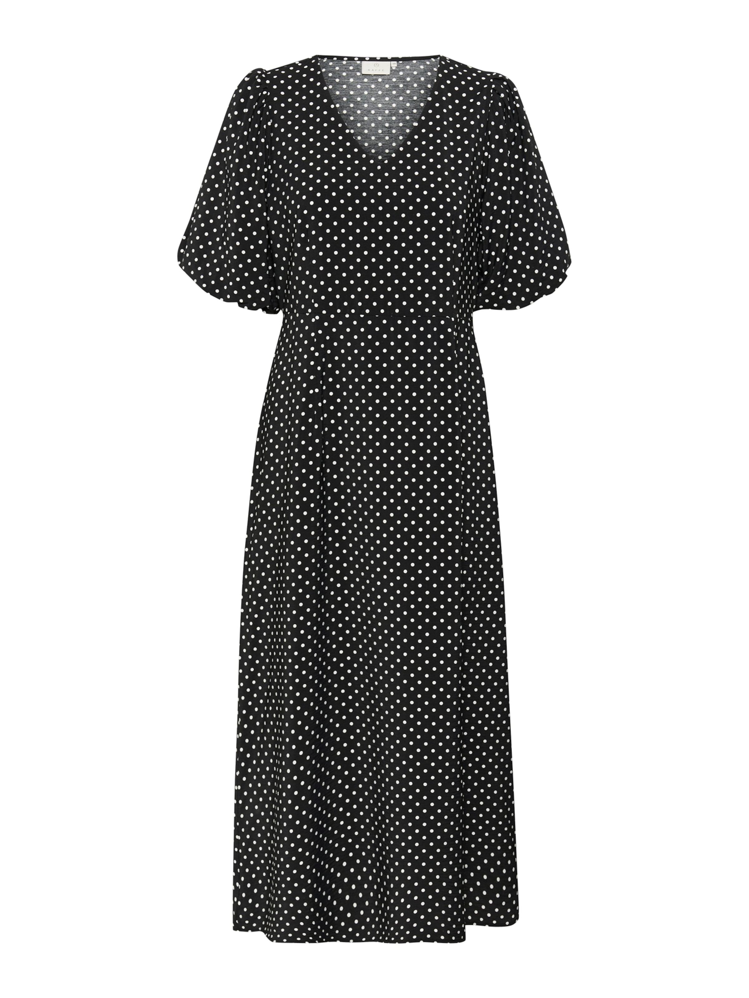 melns Kaffe Kleita 'KAGwen': no priekšpuses