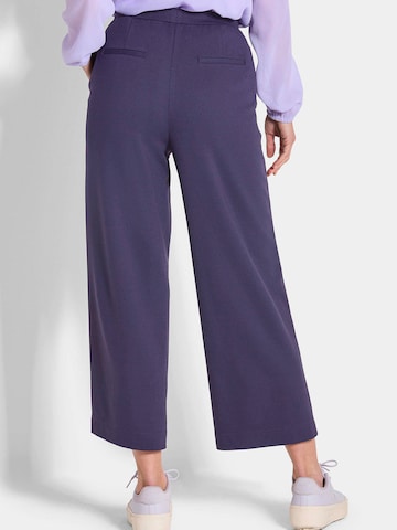 Loosefit Pantalon à plis 'VERA' Goldner en violet