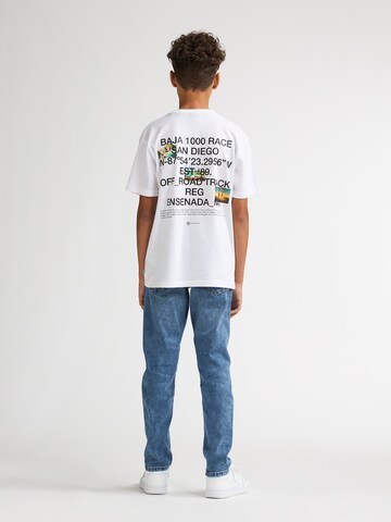 Petrol Industries Shirt 'Arena' in Wit: voorkant