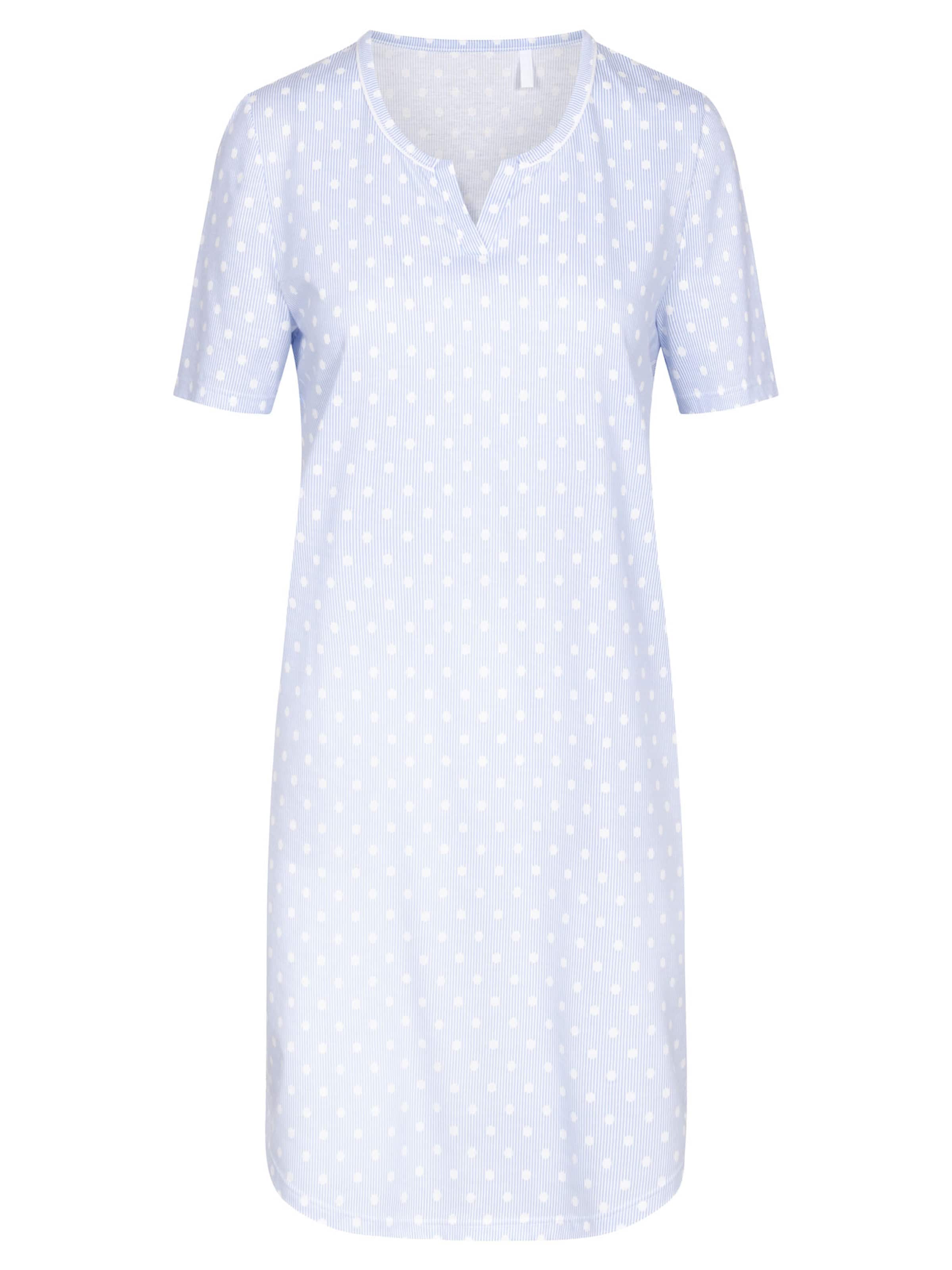 Rösch Nightgown ' Mustermix ' in Blue: front
