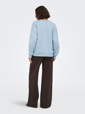 ONLY Sweatshirt 'Zalenta' in Blauw