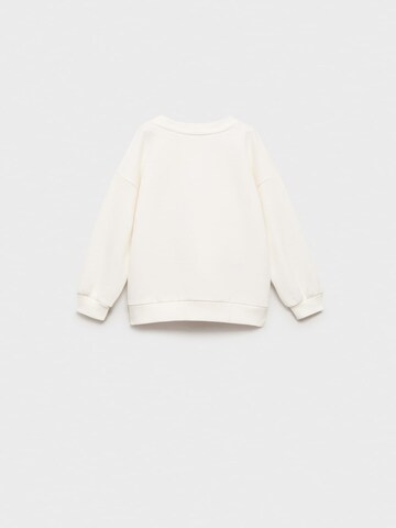 MANGO KIDS Sweatshirt 'BLUPLAY' in White