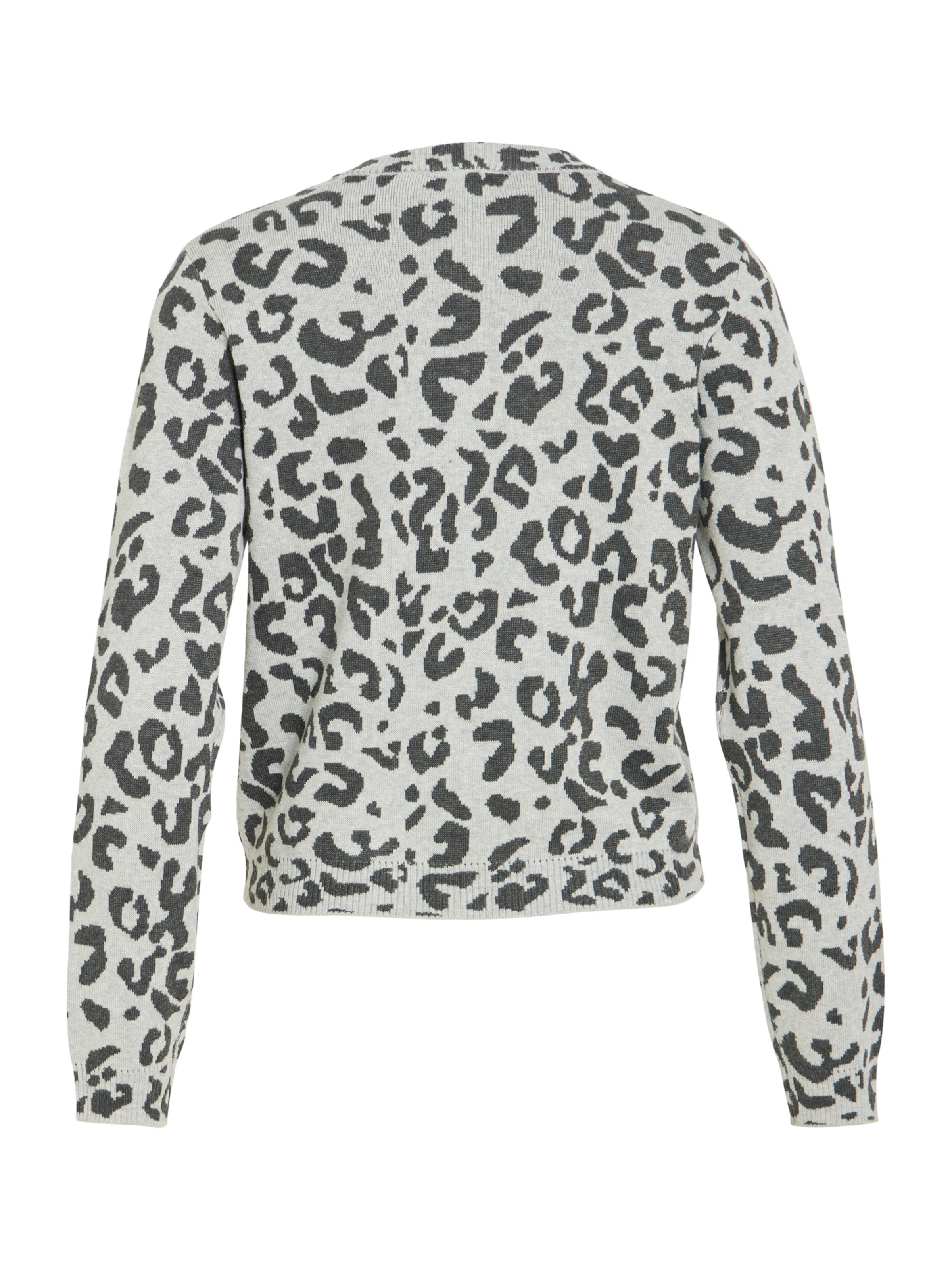 VILA Gebreid vest 'VIMayas' in Grijs