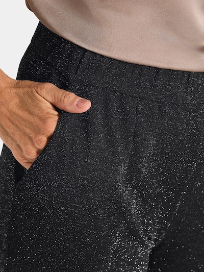 Goldner Pantalon 'Vera' en noir chiné, Vue avec produit