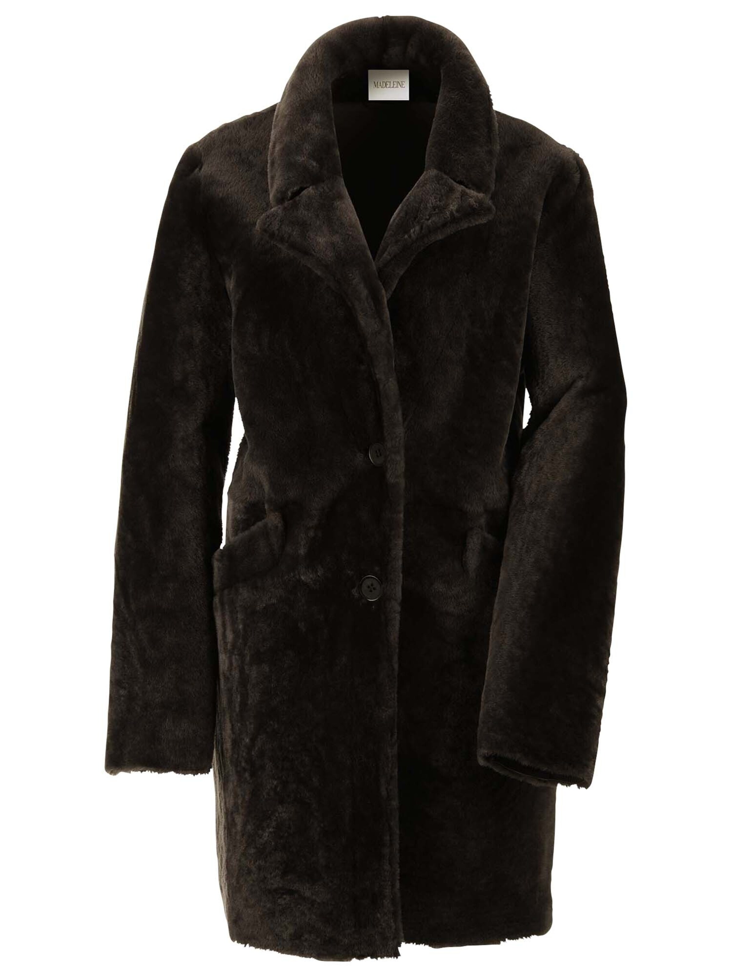 Manteau d’hiver MADELEINE en gris : devant