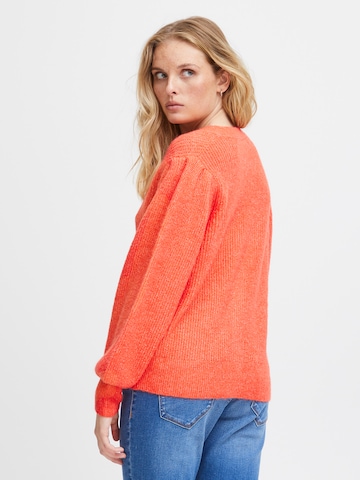 ICHI Cardigan 'DUSTY' i orange