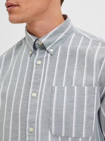 SELECTED HOMME Klasický střih Košile 'Rick' – šedá