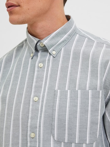 SELECTED HOMME - Ajuste regular Camisa 'Rick' en gris