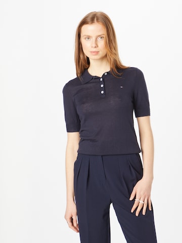 TOMMY HILFIGER - Jersey en negro: frente