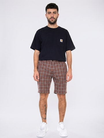 Baggy Pantaloni 'M' Heritage Check Short Brick Red' di Ben Sherman in colori misti