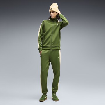 PUMA Tapered Workout Pants 'T7 ALWAYS ON' in Green